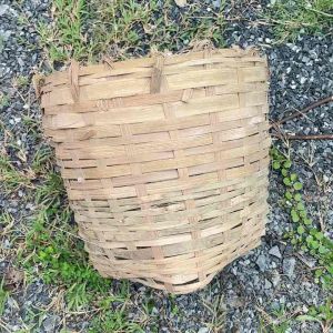 เข่งไม้ไผ่สาน โล๊ะ!ออกสต็อกเกรดB ไม่สวยแต่ใช้งานได้ 11"*9"
