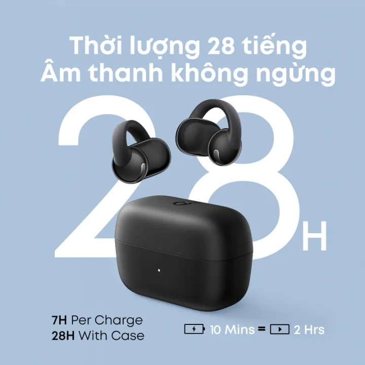 Tai Nghe Kẹp Tai Dạng Mở Anker soundcore C50i, Bass Mạnh, Gọi AI Rõ Nét, Pin Lâu | BigBuy360 - bigbuy360.vn Tai Nghe Kẹp Tai Dạng Mở Anker soundcore C50i, Bass Mạnh, Gọi AI Rõ Nét, Pin Lâu | BigBuy360 - bigbuy360.vn