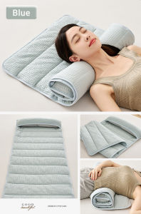 Towel Neck Pillow 100% Cotton Neck Pillow for Airplane Roll-Up Cervical Support