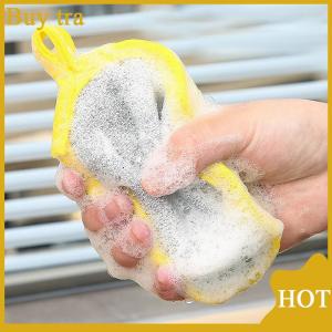 [Buytra] 3 10 PCS Double Sided Dishwashing Sponge Dish Washing Brush Pan Pot Dish Wash Sponges Household Cleaning Reusable Kitchen Tool