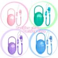 Baby Pacifier Storage Case/spring Pacifier Chain Baby Pacifier Dust Storage Box/Puting Tali/弹簧奶嘴链. 
