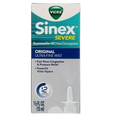 Vicks Sinex Severe | Original Ultra Fine Mist Nasal-Spray (1/2 fl.oz ...