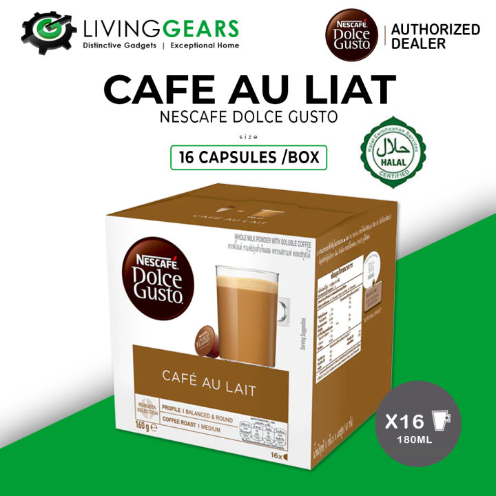 Gusto Cafe Au Lait Nescafe Dolce Gusto Capsules Price Nescafe