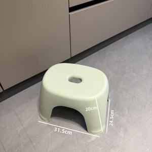 Compact Plastic Stool Low childrens cartoon chair thickened pedal bathroom non-slip household living room board small thickened Practical Everyday Accessory for Home or Travel Everyday Use