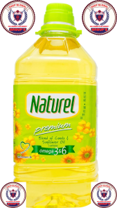 Naturel Premium Blend of Canola & Sunflower Cooking Oil 3l