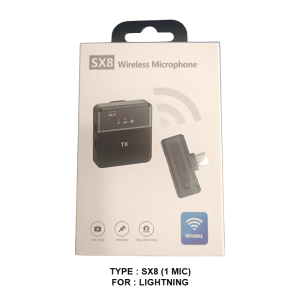 SL MICROPHONE WIRELESS PORTABLE K9 / SX5 / SX8 / MIC CLIP ON LIVE STREAMING VLOG/ MIC VLOGGER/MIKROFON NIRKABEL