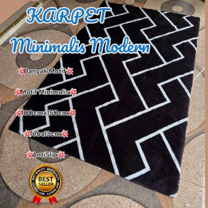 Karpet Tebal Uk 100 cm x 150 cm dengan Desain Minimalis: Pilihan Tepat untuk Setiap Ruang Lantai Dekorasi