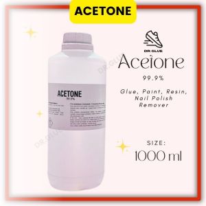 Acetone- 99.9% (Gel Nail Polish Remover Paint Remover Super Glue Removal) 50ml/250ml/500ml/1000ml