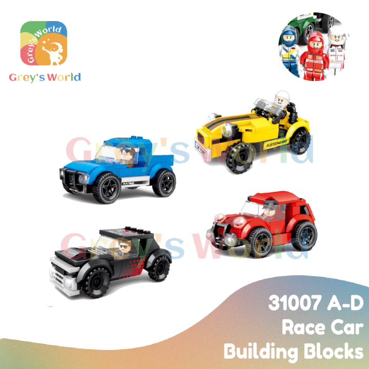 Racing Car Building Blocks Toy Car Toy for Boys Educational Toy