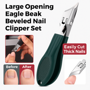 【Essential For Paronychia】Nail Clipper Set Oblique Nail Scissors Pointed Mouth Pedicure Tool For Cutting Nails That Grow Into Skin