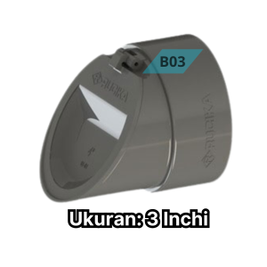 tutup saluran air Automatic Valve Backflow 3 4 inc cegah hewan masuk anti bau banjir karat