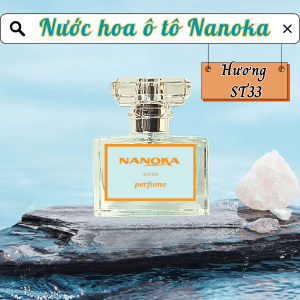 Nước hoa ô tô Nanoka hương gỗ nam tính Kháng mùi như hôi tanh ẩm mốc trên xe ô tô