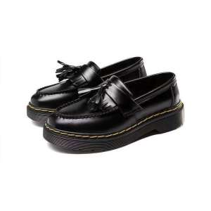 high quality Korea Fashion Tassel Loafers for Men student leather shoes slip on businee formal shoes for men