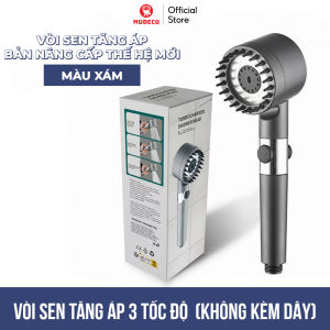 Vòi Sen Tăng Áp Cao Cấp Modeco - Vòi Tăng Áp Mạnh 3 Chế Độ Tùy Chỉnh Có Lõi Lọc Nước An Toàn Cho Da Đầu Vòi Massage