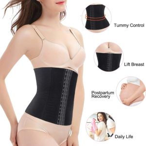 Đai Nịt Eo Sline Tạo Dáng Chuẩn – Vải Co Giãn 24cm 4 Xương Định Hình Tôn Dáng Thon Gọn Tự Nhiên