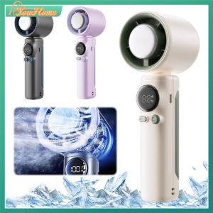 【Fast Delivery】 High Speed Cooling Fan 199 Gear Speed Wind USB Rechargeable Portable Hand Fan Digital Power & Speed Display Electric Fan 【Arrive 1-3 Days】