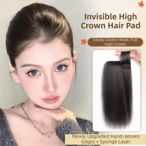 PHANT Clip-in Synthetic Hair Extensions Root Lifter Fluffy Top Pad Hairpiece with Sponge Hair Styling Tool Thickening Sides Volume Hair Pad Wig for Women Wear