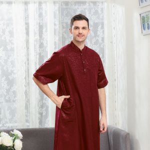 AL-MUHAJIR/ gamis pakistan pria dewasa dan remaja premium BAHAN KAIN ADEM NYAMAN DAN LEMBUT/baju koko arabic