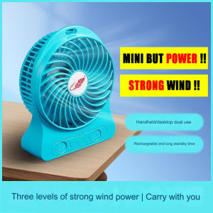 𝙈𝙞𝙣𝙞 𝘽𝙪𝙩 𝙋𝙤𝙬𝙚𝙧! Handheld Fan mini portable foldable small fan display office student small fan gift USB Charging Type C