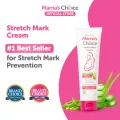 Mama's Choice Stretch Mark Cream (Safe, halal, natural maternity care products for pregnant and breastfeeding mothers). 