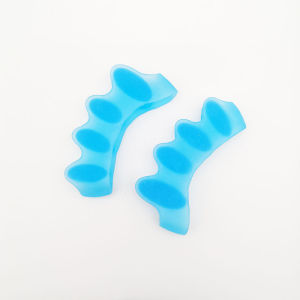 1Pair Toe Spreader Separator Silicone Hallux Valgus Bunion Correction Pain Relief