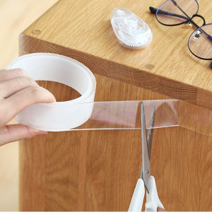 1M/3M/5M Nano Non-marking Transparent Self-adhesive Tape Reusable Washable Waterproof Double-sided Tape