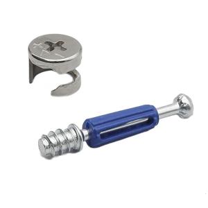 100 cái bánh xe lệch tâm khóa tủ an toàn với vít tự Taro cho mạnh mẽ đồ nội thất xây dựng và công cụ sửa chữa