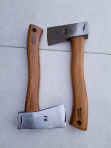 kampak sulaiman baja asli gagang kayu jambu