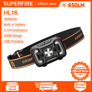 SUPERFIRE HL16 Sensing Head Lamp Mini Portable Fishing Lights HL18 Waterproof Head Light