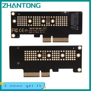ZHANTONG Thẻ chuyển đổi SSD NVMe PCIe M 2 NGFF thẻ PCI Express x 4 sang M.2 có giá đỡ