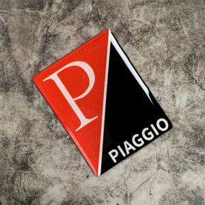 Magnetic Reflective Stickers Motorcycle Decals for Vespa Logo Around 4.5x3.5cm [In Stock]