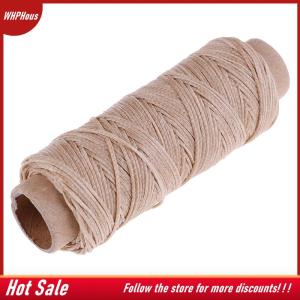 【COD】🔥🔥🔥 50m Roll Leather Sewing Flat Waxed Thread Wax String Hand Stitching Craft 150D