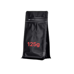 50pcs Coffee Stand Up Pouch with One Way Air Valve and pulltab Coffee bag with valve
