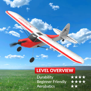 VOLANTEXRC Remote Control Plane Sport Cub 500 2.4Ghz 4CH 500mm Wingspan Fixed Wing RC Plane OneKey Aerobatic For Beginner Airplane 761-4 RTF