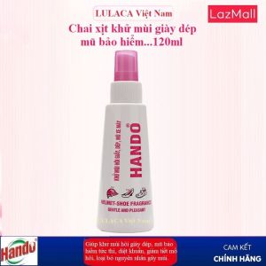 Chai xịt khử mùi  hôi giày dép mũ bảo hiểm HANDO 120ml