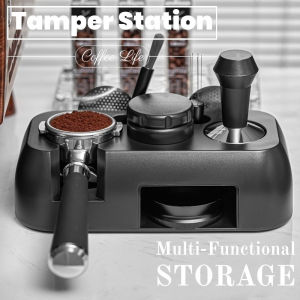 Universal Coffee Tamper Station ABS Multifunction Coffee Tamper Base Holder 51/54/58mm Barista Tool