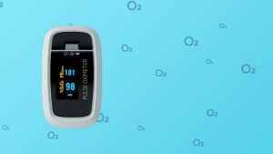 AccuMed CMS-50D1 เครื่องวัดออกซิเจนปลายนิ้ว เซ็นเซอร์ออกซิเจนในเลือด SpO2 สำหรับกีฬาและการบิน แบบพกพาและน้ำหนักเบาพร้อมหน้าจอ LED แบตเตอรี่ AAA 2 ก้อน เชือกคล้องและกระเป๋าเดินทาง (สีขาว)