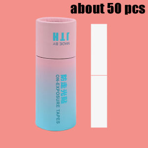 【PrettySet】50/30Pcs Transparent Clear Double Sided Tape for Clothing Dress Body Skin Anti-Exposure Adhesive Sticker Strips