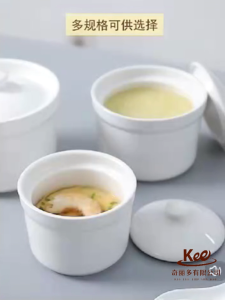 【READY STOCK】Ceramic Stew Soup Bowl With Lid Soup Cup Bird Nest Cup Mangkuk Sup Seramik Tambah Penutup 陶瓷炖盅汤盅燕窝碗甜品糖水盅
