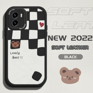 เคสสำหรับ Vivo โทรศัพท์ VIVO Y02 Y20 Y20i Y12 Y01 Y3 Y20S กรัมปกหนังหลังหนัง Y15A Y15S เด็กผู้หญิงที่น่ารักบางเฉียบ