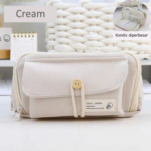 TEMPAT PENSIL KOREA MULTI SEKAT UKURAN BESAR