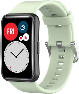 Sport Strap for Huawei Watch Fit Silicone Band Women Men Waterproof Wristband for Huawei Smartwatch Fit Accessories (Not Compatible for Huawei Watch Fit 2