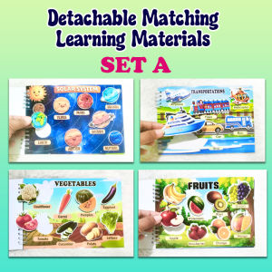 Detachable Matching Learning Materials for Kids