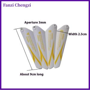 Fanzi 4Pcs Phụ Kiện Phụ Tùng RC Đồ Chơi Phụ Tùng Mới 9Cm Phụ Tùng Lưỡi Người Hâm Mộ Cho R C Mini Máy Bay Trực Thăng Ch002 Ch023 Drone Copter Đồ Chơi