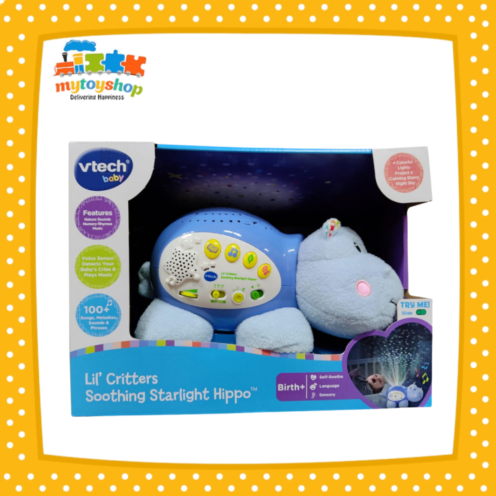 VTech Lil' Critters Soothing Starlight Hippo | Lazada Singapore