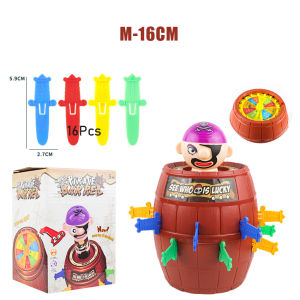 Pirate Barrel Toys Lucky Game Jumping Pirates Bucket Sword Stab Tricky Toy Family Jokes for Childs