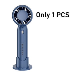 BUY 1 TAKE 1 T10 Turbine Handheld Small Fan Portable USB Charging Desktop Mini Electric Fan with Mobile Phone Holder