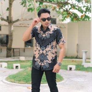 Jayabaya Batik BRAHMANA Kemeja Batik Lengan Pendek