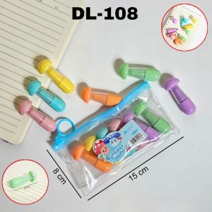 SOS Highlighter Pen Set 6 Tipe A/Fluorescent Pen/Stabilo