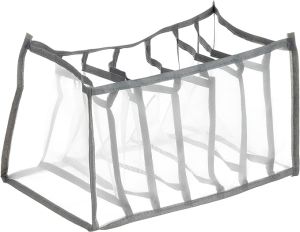 Organizer Storage Lemari Pakaian Tempat Pakaian Dalam Kaos Kaki Bra BH Jilbab 6 7 11 Sekat Underwear